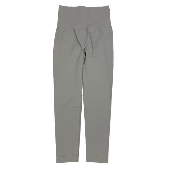 HALARA Seamless Flow Tummy Control Butt Lifting Leggings S 7/8 Lt Gray NEW B79 - Picture 2 of 6
